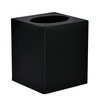 Alpine Industries Black Acrylic Tissue Box Cover 5.5" x 4.75" x 4.75" 407-BLK